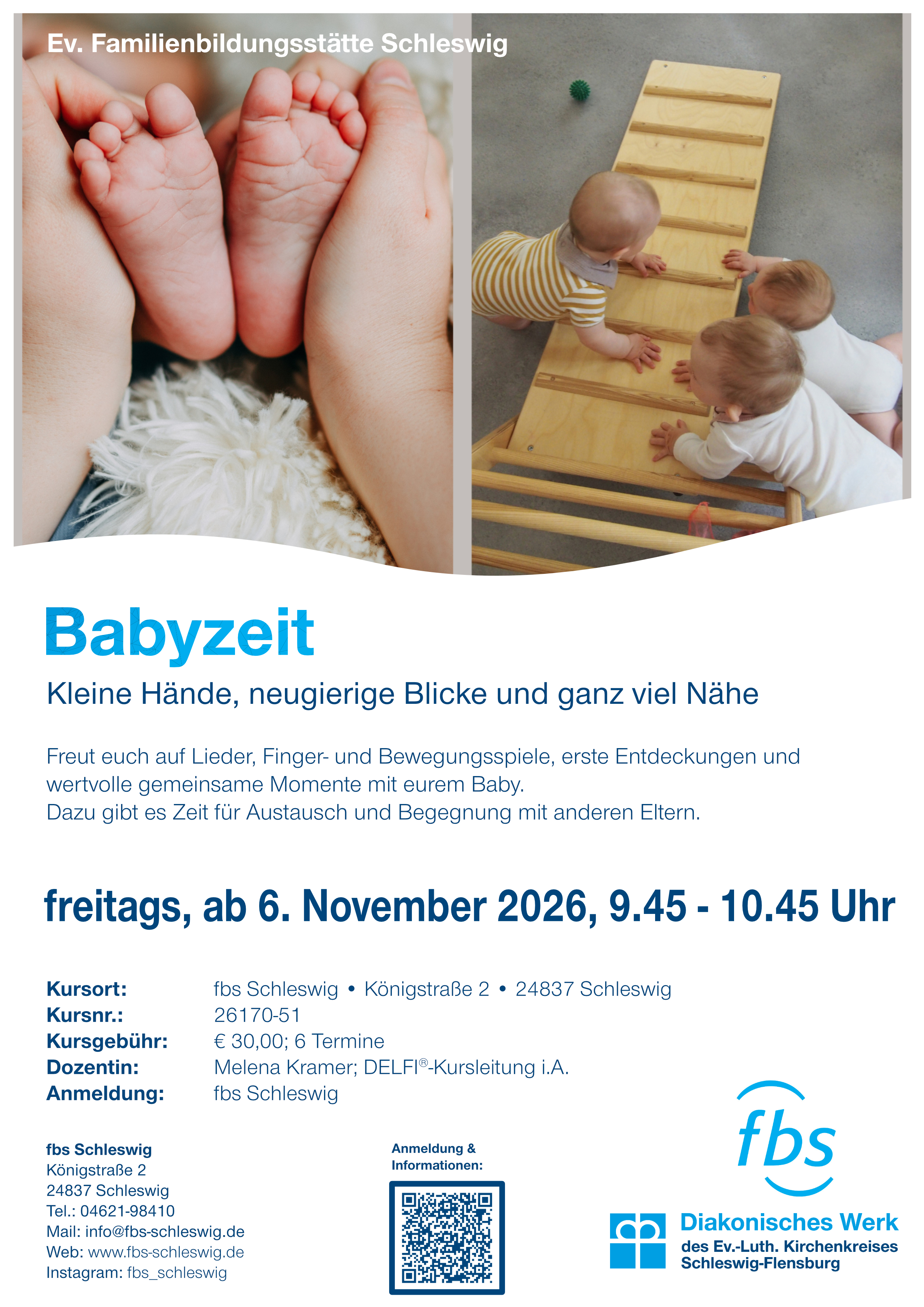Öffnet die Seite 'Babyzeit-gemeinsam entdecken - ab 06.11. 2026, 9:45 - 10:45 Uhr, 6 Termine, neues Angebot!'